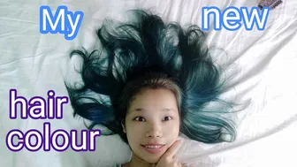 I cOloring My hAir* @a Beauty sAlon in* *yanGon|yangon *beauty center|hair shiNning|