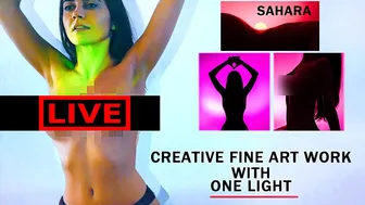 Artistic Photos With Nude Art - Sahara Effect with One Flash