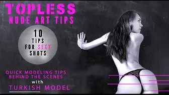 10 Posing Tips for Lingerie & Topless Photoshoots with a Turkish Model