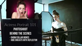 Actress Portrait Photoshoot | Expressions | Quick Tip | Topless