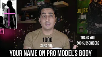 Thank you 500 Subs Milestone | Names on Nude Model Photo-shoot Announcement