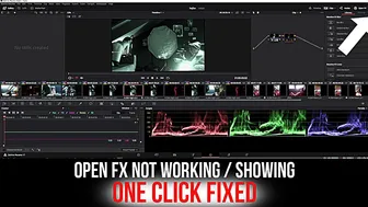 DaVinci Resolve 17/18 | Open Fx Tab Not Working/Showing | FIXED! 10 SECONDS FIX!