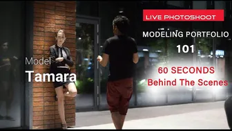 Modeling Portfolio - Outdoor - 60 Seconds Behind The Scenes Teaser