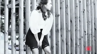 Stocking Fashion Outdoor Photoshoot | Behind The Scenes | Bratislava #9