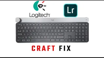 Logitech Craft Keyboard NOT WORKING with Lightroom - FIXED!