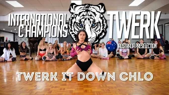 AUSTRALIAN TWERK CHAMPIONS | TWERK IT DOWN CHLO | TWERK IN HEELS CLASS #1