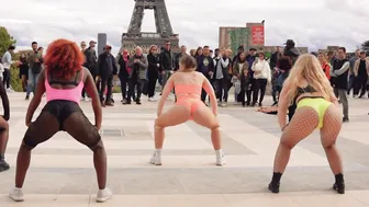 Twerk in front of the Eiffel Tower! Wiggle - Snoop Dogg #8