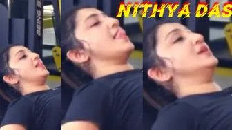 Workout of Nithya Das in Jim | Dum Dum Dum #nithyadas #southindianactress #workout #actresslife