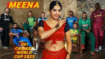 Cricket ODI World Cup 2023 trophy unveiled by actress MEENA |Dum Dum Dum #meena #cricket #worldcup