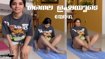 Inspirational Yoga practice of Nyla Usha |Dum Dum Dum #nylausha #yogapractice #inspiration #actress