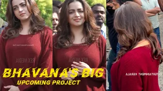 Bhavana attended pooja of her new Project |Dum Dum Dum #bhavana #newproject #southindianactress #act