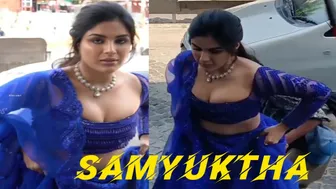 Samyuktha attended VEERUPAKSHA trailer launch |Dum Dum Dum #samyuktha #samyukthamenon #trailerlaunch