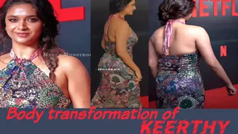 Body transformation of Keerthy Suresh |Dum Dum Dum #keerthysuresh #keerthisuresh #southindianactress #1