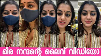 Actress MEERA NANDAN's Live video for Followers | Dum Dum Dum #meeranandan #malluactress #actress