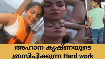 Reason behind Ahaana Krishna's Hard Workout | Dum Dum Dum Video #ahaanakrishna #ahaana #workout