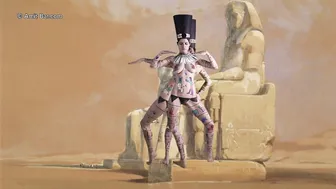 Art video: Nefertiti body-painting by Amit Bar #10