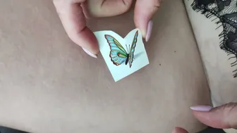 Temporary tattoos | 2 Butterfly | Sticker Tattoo