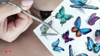 Temporary tattoos | 2 Butterfly | Sticker Tattoo #2