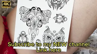 Subscribe to my NEW channel Sticker Tattoo #8