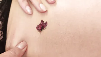 Temporary tattoos | 3D Butterfly | Sticker Tattoo #8