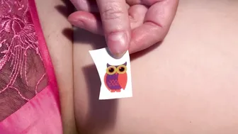 Temporary tattoos | Little Owl | Sticker Tattoo #3