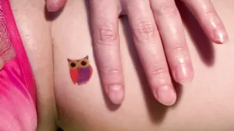 Temporary tattoos | Little Owl | Sticker Tattoo #8