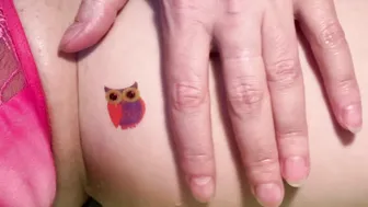 Temporary tattoos | Little Owl | Sticker Tattoo #9