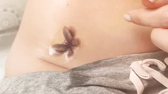 Temporary tattoos | Big beautiful butterfly | Sticker Tattoo #9