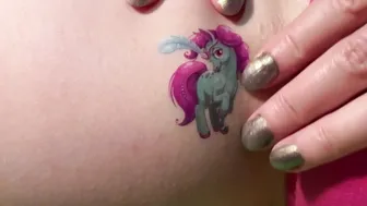 Temporary tattoos | Magic Unicorn | Sticker Tattoo #4