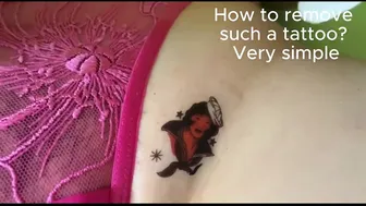 How to apply a temporary tattoo? How to remove a tattoo? It's very simple, look!