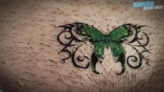 Temporary Tattoo | Magic Tattoo Beautiful Butterfly #8