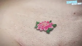 Chrysanthemum Temporary Tattoo: A Stunning Floral Display! ♥️♥️✨ #8