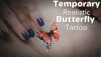 Discovering the Beauty of Butterflies through Temporary Tattoos! ♥️♥️✨ #1