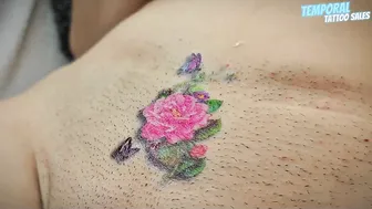 Temporary Realistic Rose and Butterfly Tattoo♥️♥️♥️♥️✨ #10