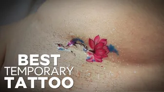 Finest Temporary Tattoo with a Blossom ????