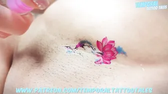 Finest Temporary Tattoo with a Blossom ♥️♥️ #7