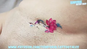 Finest Temporary Tattoo with a Blossom ♥️♥️ #8