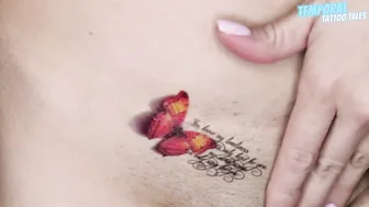 Unlocking Butterfly Beauty with Temporary Tattoos! ♥️♥️✨ #10