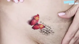 Unlocking Butterfly Beauty with Temporary Tattoos! ♥️♥️✨ #7