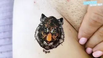 TEMPORARY TATTOO | Magic tattoo Turanian Tiger ✨♥️♥️♥️♥️ #7