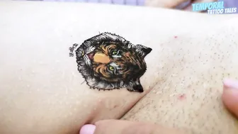 TEMPORARY TATTOO | Magic tattoo Turanian Tiger ✨♥️♥️♥️♥️ #8