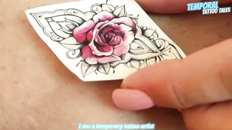 TEMPORARY TATTOO | Magic tattoo The Enchanted Rose ✨♥️♥️️♥️♥️♥️♥️ #2