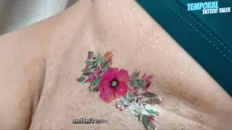 TEMPORARY TATTOO | Magic tattoo Flower for the soul ♥️♥️♥️♥️✨ #1