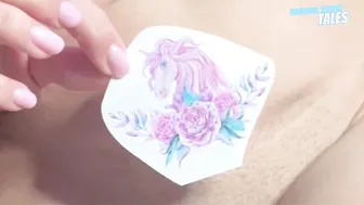 How to make an awesome temporary tattoo at home | Magic Tattoo Unicorn #2