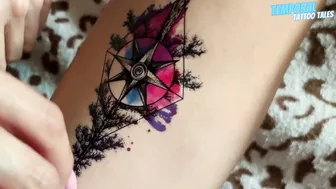 TEMPORARY TATTOO | Magic tattoo Christmas tree ????