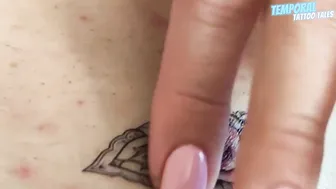 TEMPORARY TATTOO | Magic tattoo Rose Revealed ✨♥️♥️♥️♥️ #10