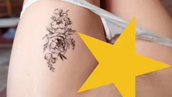 TEMPORARY TATTOO | Magic tattoo Сurly flowers ????