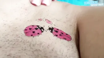 TEMPORARY TATTOO | Magic tattoo Ladybugs ♥️♥️ #8