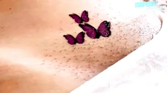 TEMPORARY TATTOO | Magic tattoo Three Butterflies 4K ✨♥️♥️♥️♥️♥️♥️♥️♥️ #8