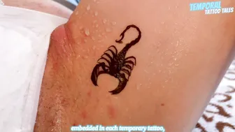 TEMPORARY TATTOO | Magic tattoo Scorpion in the cave 4K ♥️♥️♥️♥️️♥️♥️ #5